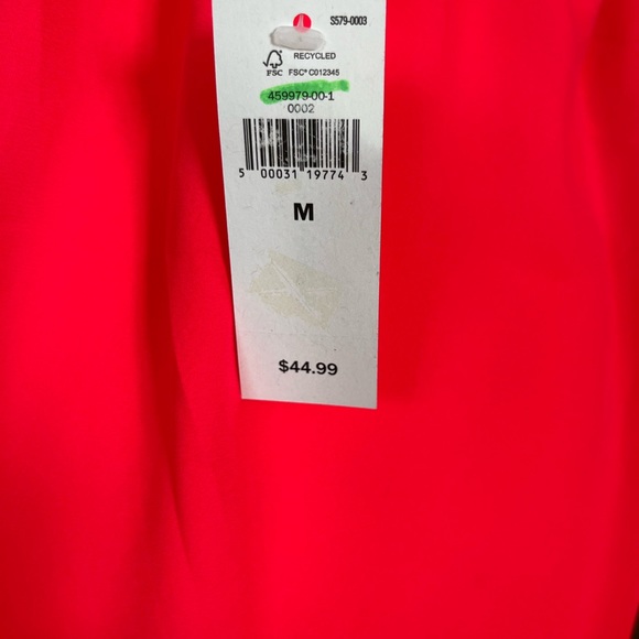 Banana Republic NWT Hot Pink Backless Ruffled Halter - Picture 3 of 7